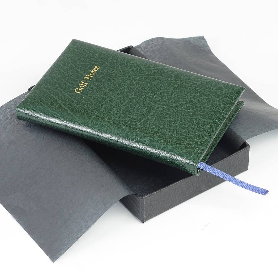 Pocket Leather Golf Score Book - Click Image to Close